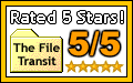 5 Star award from File Transit...Read reviews, free control download and free sample VB code